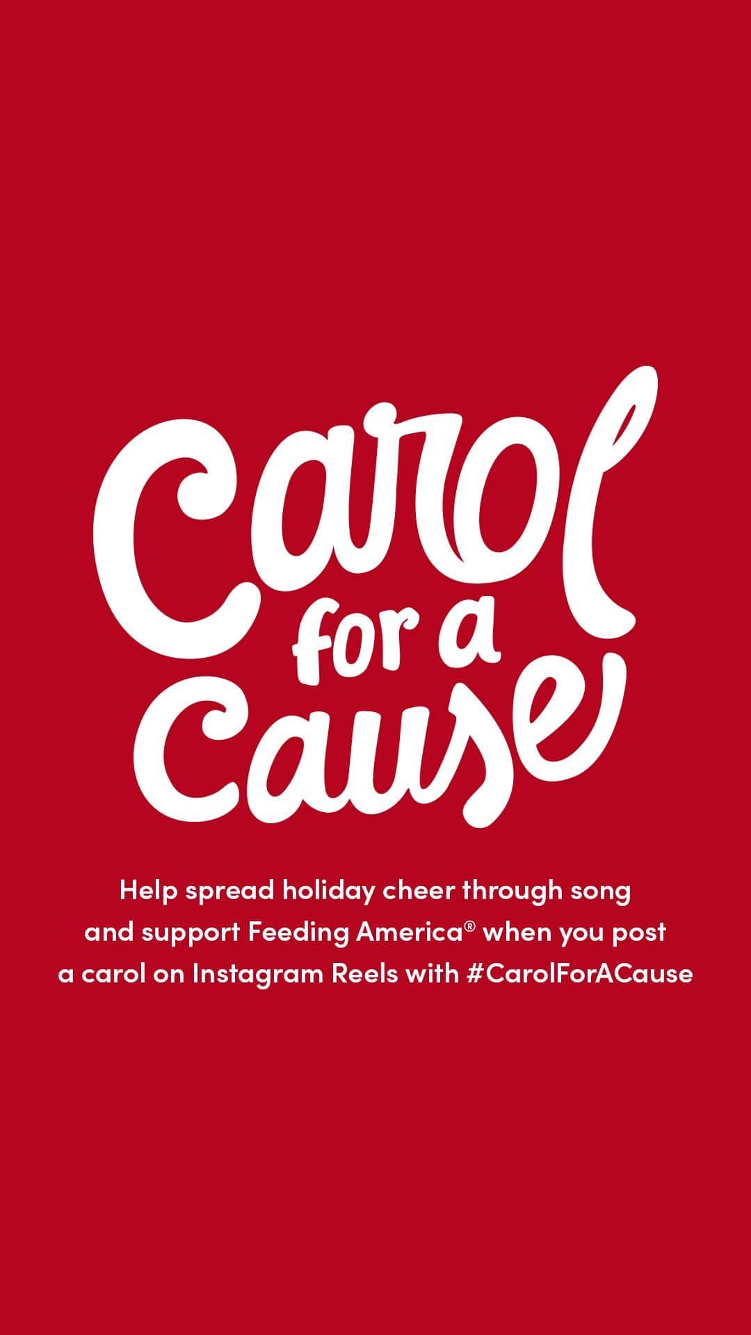 T.J.マックスのインスタグラム：「We may not be able to spread cheer door-to-door this holiday season, but when you record a carol on Instagram Reels using #carolforacause, we’ll donate $10 to @feedingamerica, up to $1,000,000. Join @meghan_trainor, @ptxofficial, @andygrammer, @brandy, @sofiareyes, @allybrooke, and @bretteldredge and help rediscover the joy of the season with song.」