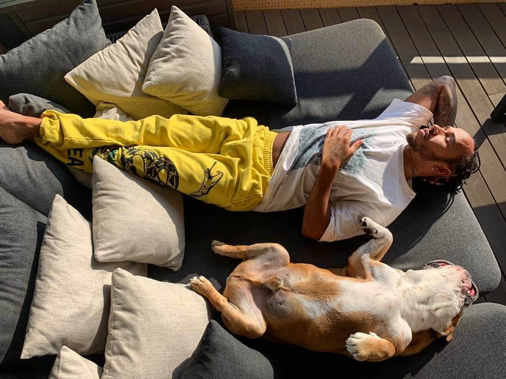 ルイス・ハミルトンさんのインスタグラム写真 - (ルイス・ハミルトンInstagram)「Lazy days 😴」11月18日 1時03分 - lewishamilton