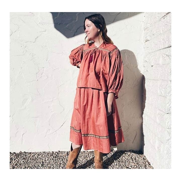 マッタのインスタグラム：「Repost from @cattywampuscraftsojai in our  Alicia Top & Zapotec Skirt.  ✨Part of our new fall collection, link in bio to see the whole collection ✨」