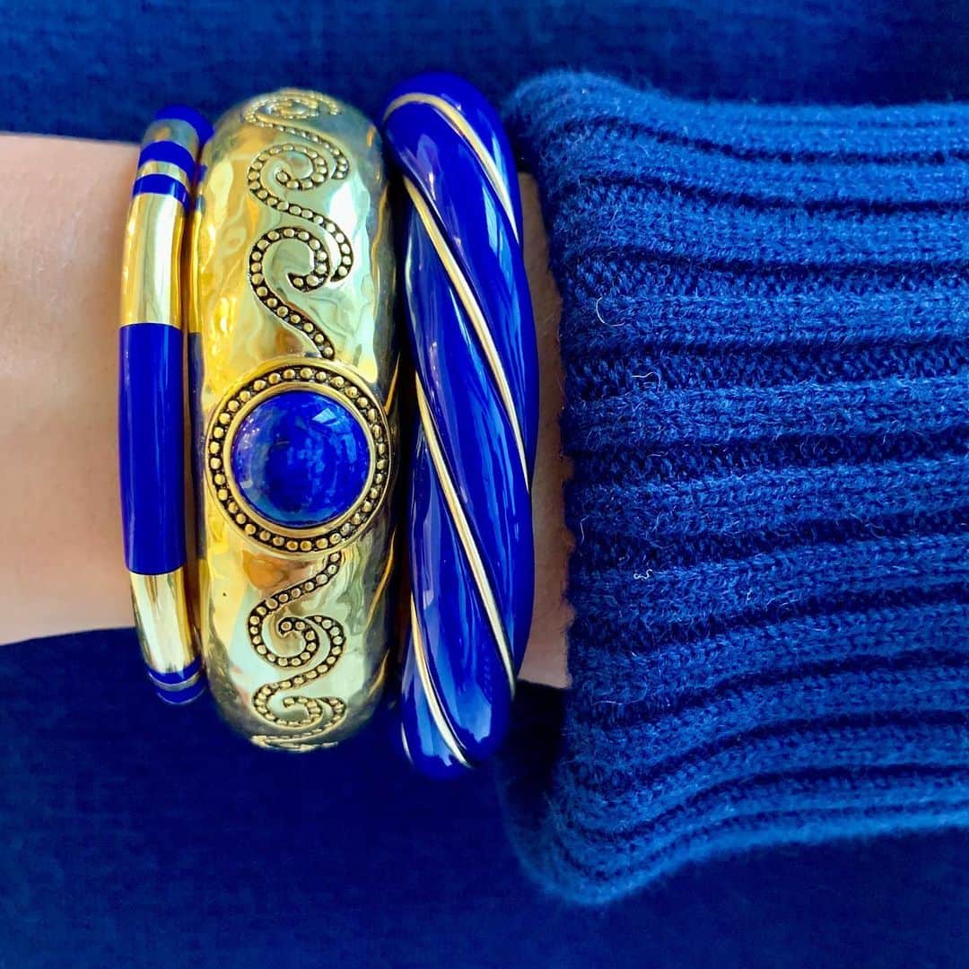 オーレリービダマンのインスタグラム：「Shades of blue. #positano #gaia #diana #aureliebidermann」