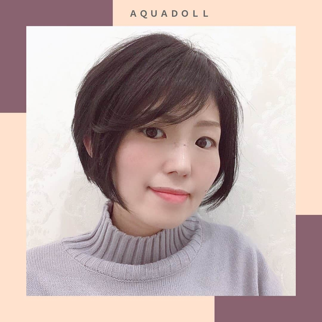 AQUADOLL アクアドールウィッグのインスタグラム