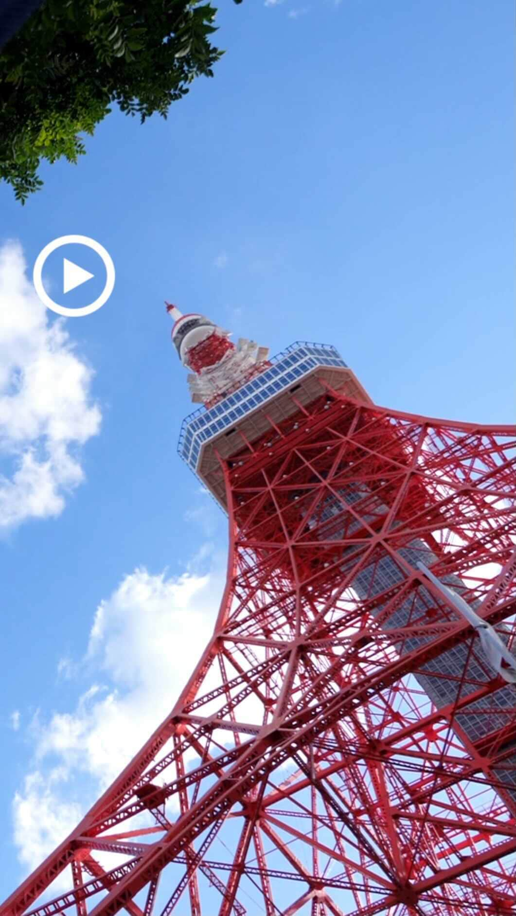 東京タワーの麓の結婚式のインスタグラム