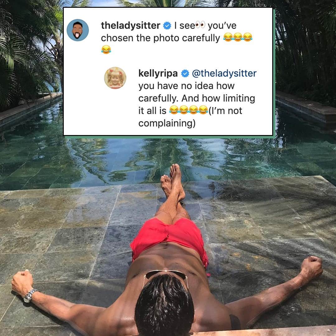 E! Onlineさんのインスタグラム写真 - (E! OnlineInstagram)「To everyone who told Kelly Ripa she needs to be more careful with the thirst traps she posts of Mark Conselous... Nice going. (📷: Instagram)」11月18日 4時45分 - enews