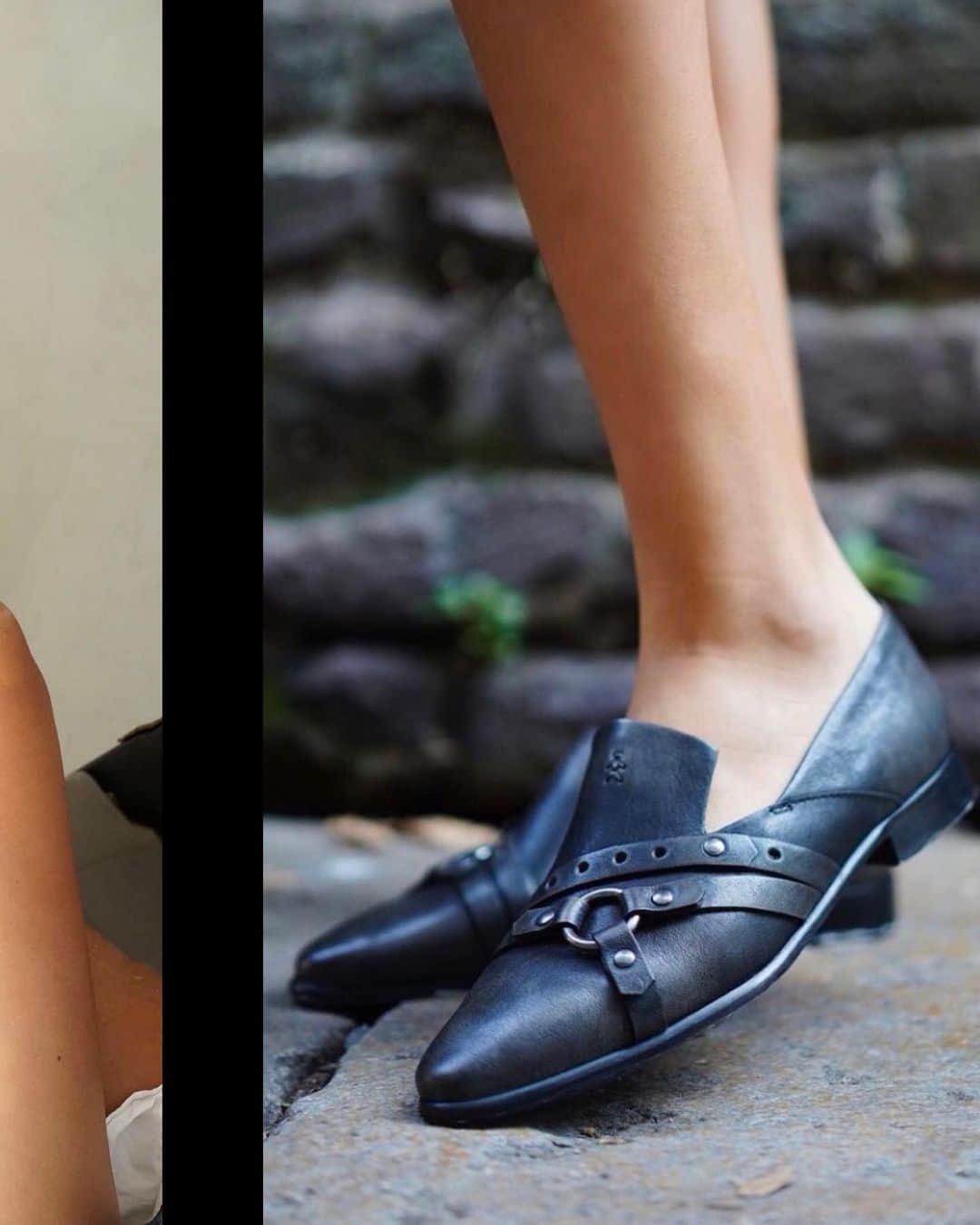 エンリーベグリンさんのインスタグラム写真 - (エンリーベグリンInstagram)「Women who wear black lead colorful lives. #henrybeguelin #shoes #black」11月18日 4時50分 - henrybeguelin_official