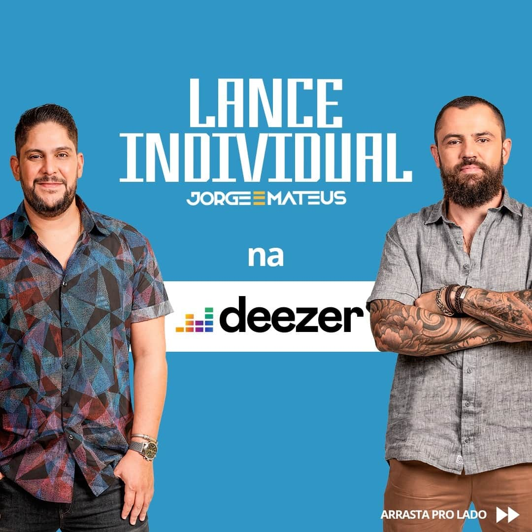 Jorge & Mateusさんのインスタグラム写真 - (Jorge & MateusInstagram)「Aumenta o som e vem pra @deezerbr ouvir #LanceIndividual! #LançamentoJeM #JorgeeMateus」11月18日 7時00分 - jorgeemateus