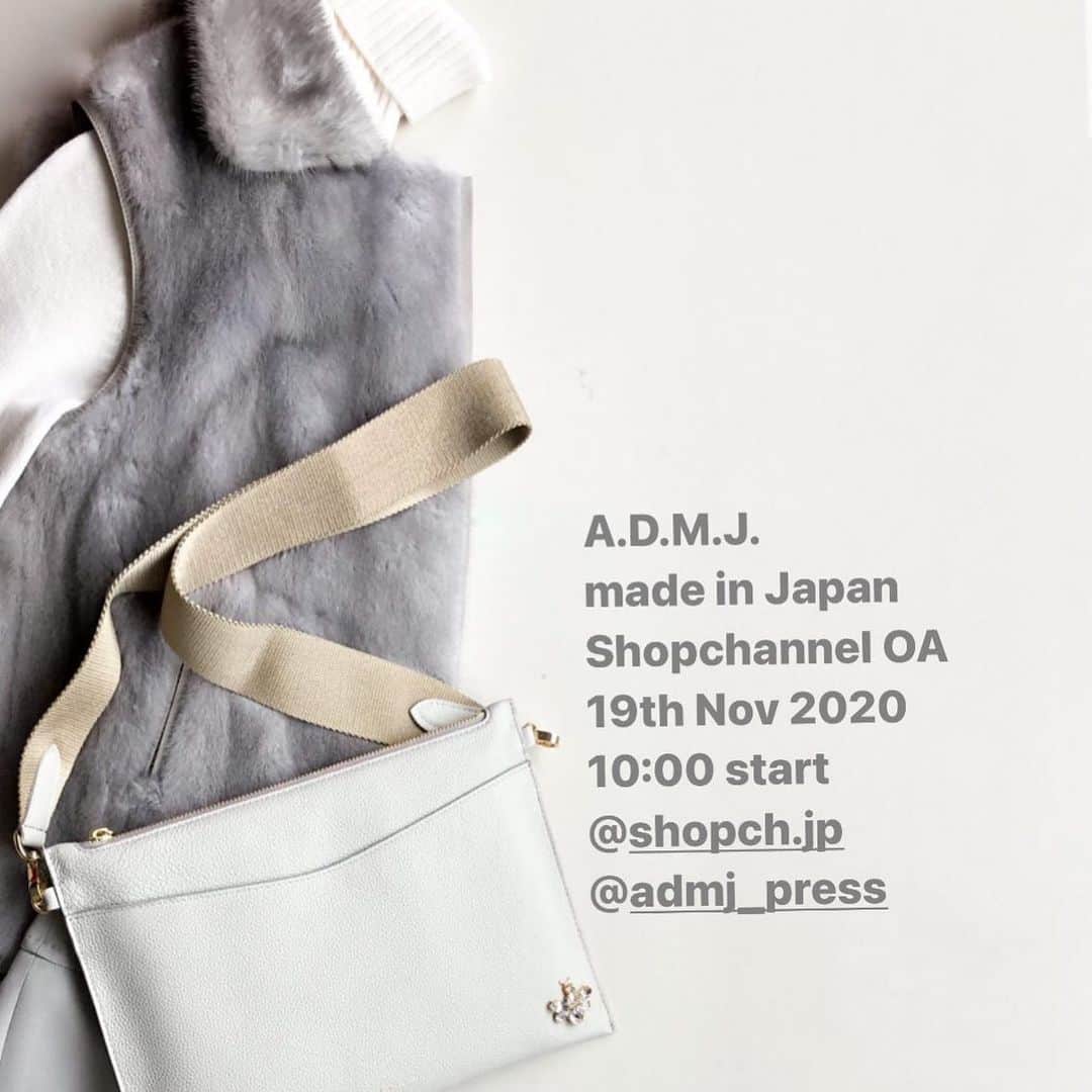A.D.M.J.co.,Ltdさんのインスタグラム写真 - (A.D.M.J.co.,LtdInstagram)「#admj #admjofficial #bag #madeinjapan #crossbodybag #バッグ　#クロスボディバッグ #shopchannel #ショップチャンネル」11月18日 8時05分 - admjofficial_bag