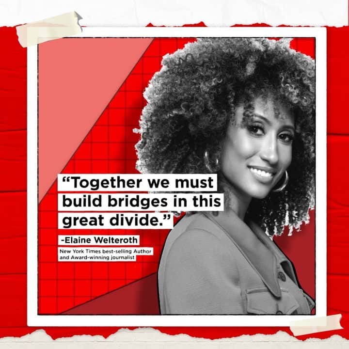 Coca-Colaのインスタグラム：「Elaine Welteroth, New York Times best-selling author and award winning journalist, believes together we must bridge the current divide in our nation.」