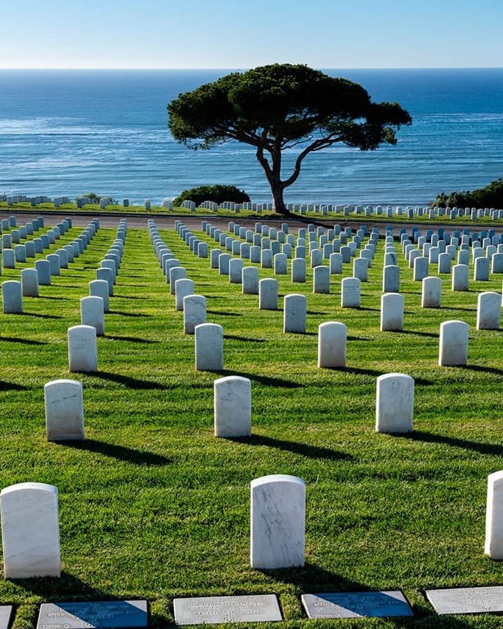 National Geographic Travelさんのインスタグラム写真 - (National Geographic TravelInstagram)「Photo by @stephen_matera / Fort Rosecrans National Cemetery is located on Point Loma in San Diego. Formerly named the Bennington Nation Cemetery, it was renamed in 1934. Follow me @stephen_matera for more images like this from California and around the world. #pointloma #fortrosecrans #sandiego」11月18日 8時35分 - natgeotravel