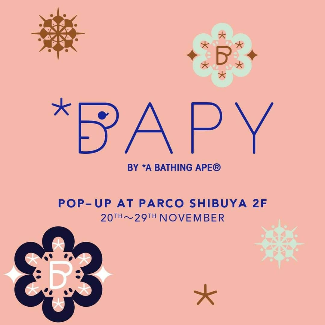 ア ベイシング エイプさんのインスタグラム写真 - (ア ベイシング エイプInstagram)「New spot is coming to town! Be ready to get a scoop of BAPY® at PARCO Shibuya Japan from 20th to 29th November! BAPY® pop-up store at PARCO Shibuya 2F Shibuya-ku, Tokyo, Japan  #bapy #bapyofficial #FW20 #bapyparcoshibuya @parco_official @parco_shibuya_official  @bapy_harajuku @bapy_official」11月18日 10時00分 - bape_japan