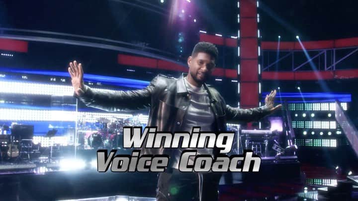アッシャーのインスタグラム：「Thanks for the welcome back @johnlegend! I’m excited to work with all of your artists @gwenstefani @kellyclarkson @blakeshelton! @nbcthevoice #VoiceKnockouts」