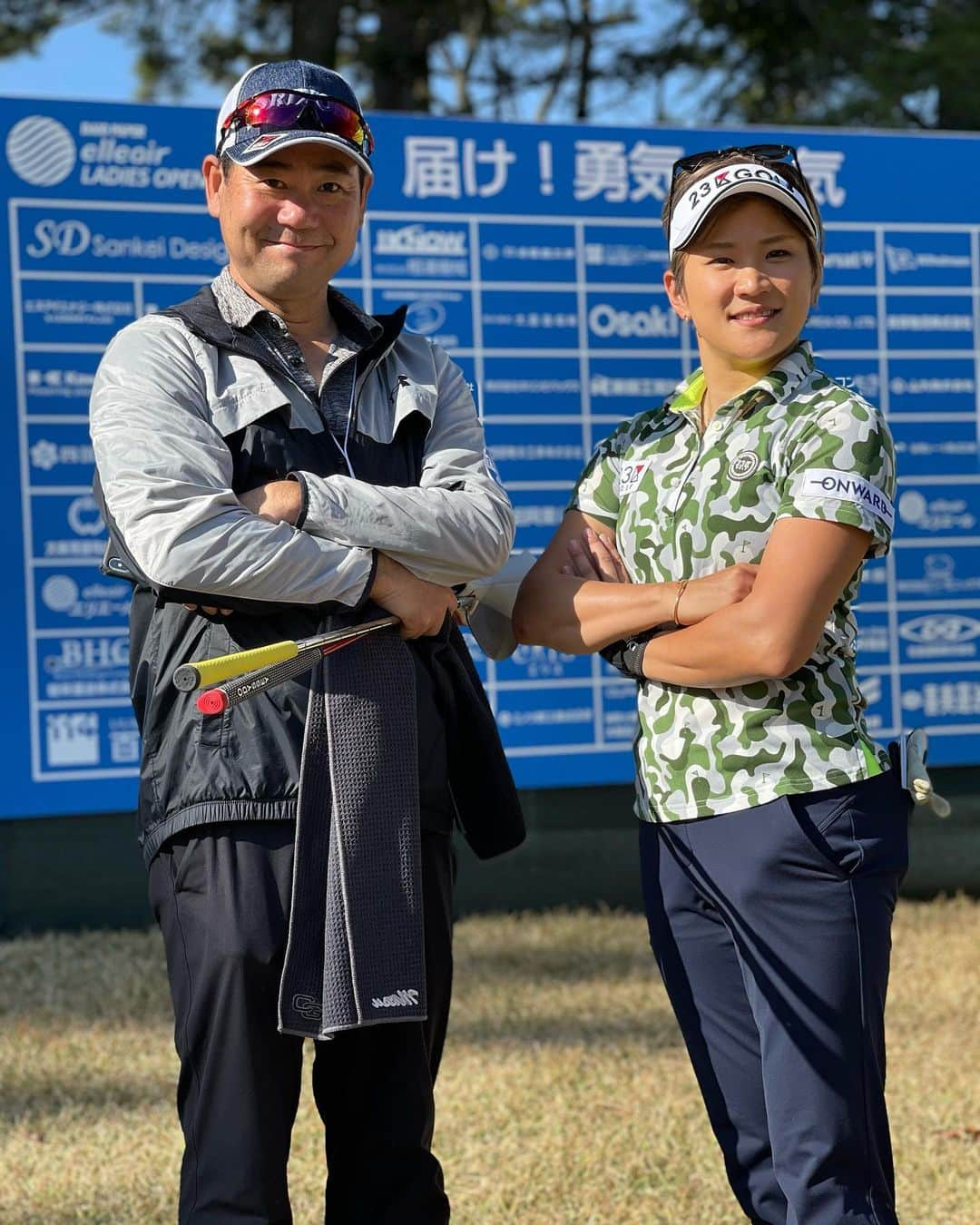 成田美寿々さんのインスタグラム写真 - (成田美寿々Instagram)「練ランでイーグル達成🤩🤩 完璧に思った通りの球を打って入ったからめちゃくちゃ気持ちいいぜい🤤❤️ 今シーズンラストにならないようにふんばるぜっ！！ そして今週のキャディはなんと井上さん！ 2人で頑張っていきましょう！！ #井上透 #青木瀬令奈  #木村彩子 いつも練ランありがとう❤️ #エリエール」11月18日 11時27分 - misuzunarita