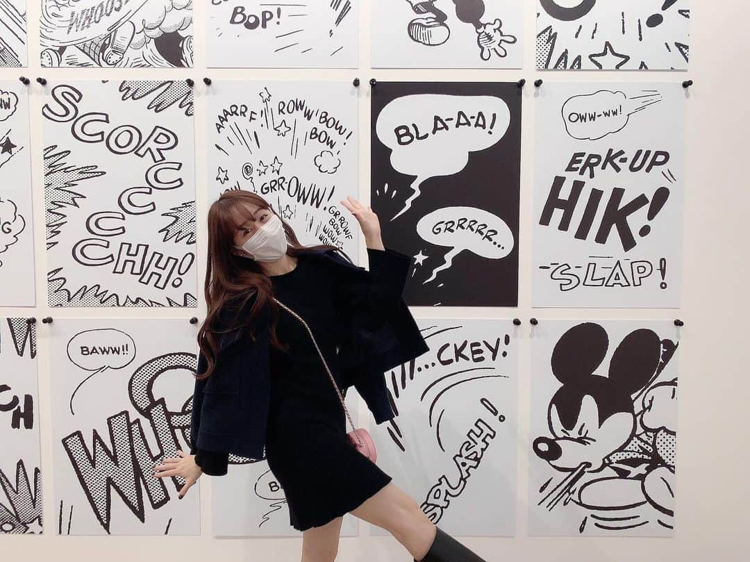 牧野真鈴さんのインスタグラム写真 - (牧野真鈴Instagram)「#ミッキーマウス #ミッキーマウス展 へ先日❤︎❤︎❤︎」11月18日 21時51分 - makino_marin