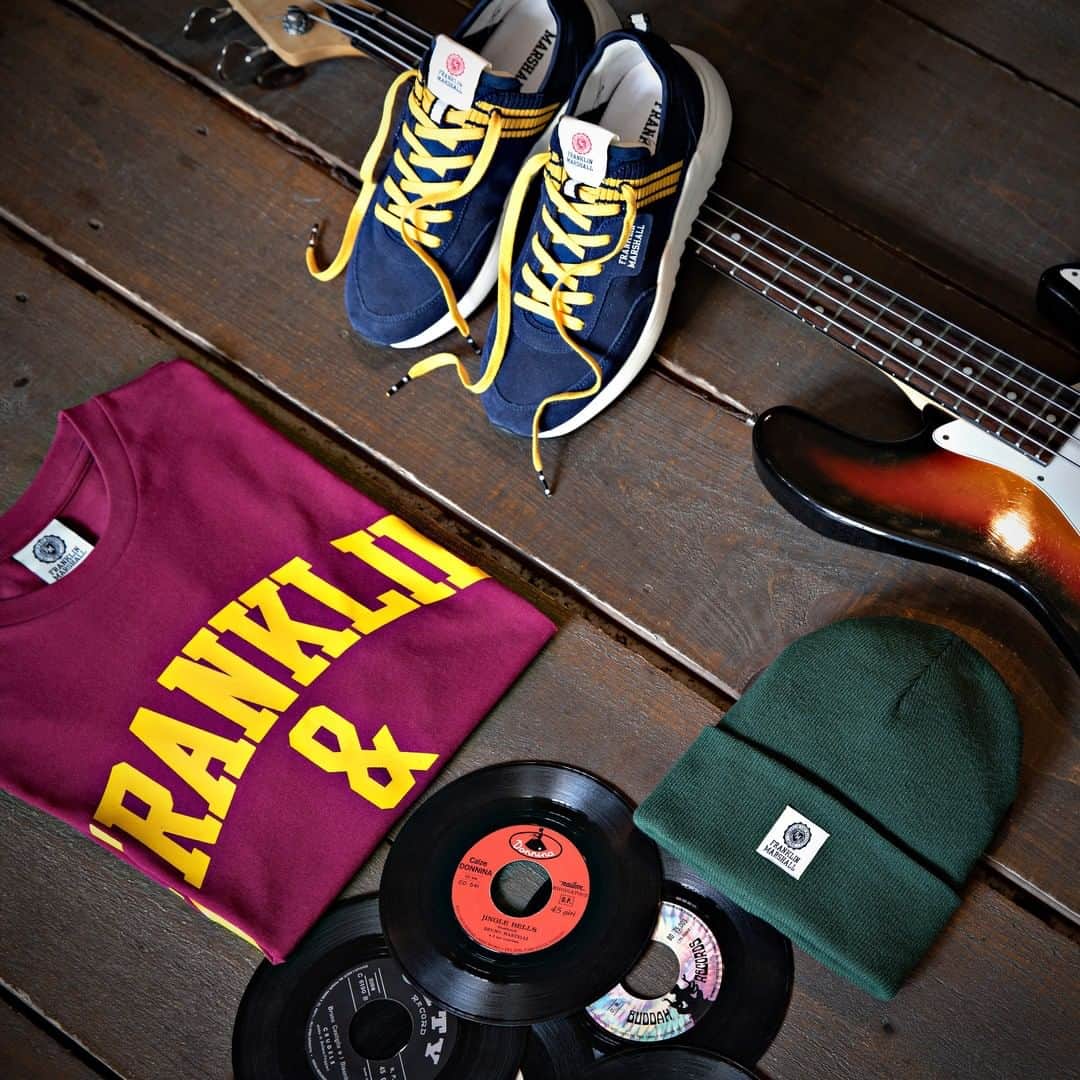 フランクリン&マーシャルのインスタグラム：「FRANKLIN & MARSHALL  FW2020 COLLECTION   Minimal effort, maximum statement	 #franklinandmarshall #newcollection #tshirt #shoes #beanie」
