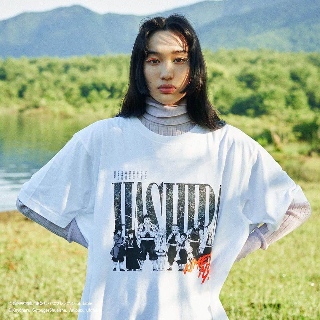 UNIQLO UKのインスタグラム：「DEMON SLAYER: KIMETSU NO YAIBA. New exclusive collection, coming online this Thursday.   #UT #UNIQLO #DEMONSLAYER」