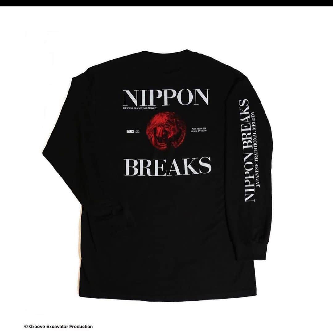 MUROさんのインスタグラム写真 - (MUROInstagram)「本日発売の「NIPPON BREAKS」を記念して🇯🇵 @gep_tokyo に数量限定で Tシャツを作って頂きマスター @towervinyl にも本日入荷☀️」11月18日 14時09分 - dj_muro