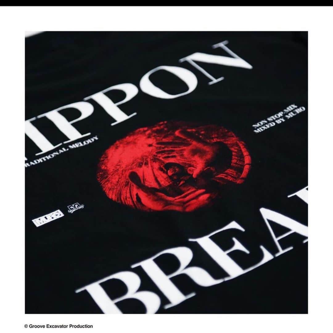 MUROさんのインスタグラム写真 - (MUROInstagram)「本日発売の「NIPPON BREAKS」を記念して🇯🇵 @gep_tokyo に数量限定で Tシャツを作って頂きマスター @towervinyl にも本日入荷☀️」11月18日 14時09分 - dj_muro
