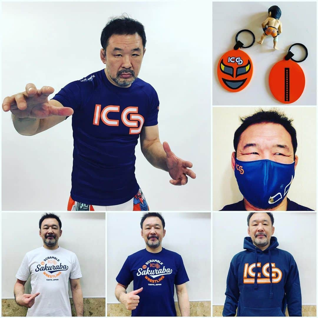 saku39shopさんのインスタグラム写真 - (saku39shopInstagram)「. 【SAKU39SHOP／New items】 . イギリスの格闘技アパレルSCRAMBLEとのコラボ商品を始め、新作5商品を発売しました！　ぜひ、ショップをのぞいてみてください。 . ＜New items＞ ■SAKU×SCRAMBLEコラボラッシュガード　¥7,400（税込）  ■SAKU×SCRAMBLEコラボTシャツ　¥4,000（税込）ネイビー、ホワイト  ■SAKU×SCRAMBLEコラボプルパーカー　¥8,000（税込） ※SCRAMBLEとのコラボ商品のサイズ展開はS〜XXLです。  ■SAKUマシンマスクカバー　¥1,500（税込）  ■SAKUマシンラバーキーホルダー　¥1,000（税込） . こちら➡️https://item.rakuten.co.jp/rakuten-collection-s/c/0000000118/  . Our shop items are available only in Japan.  #桜庭和志 #scramble」11月18日 15時51分 - saku39ks