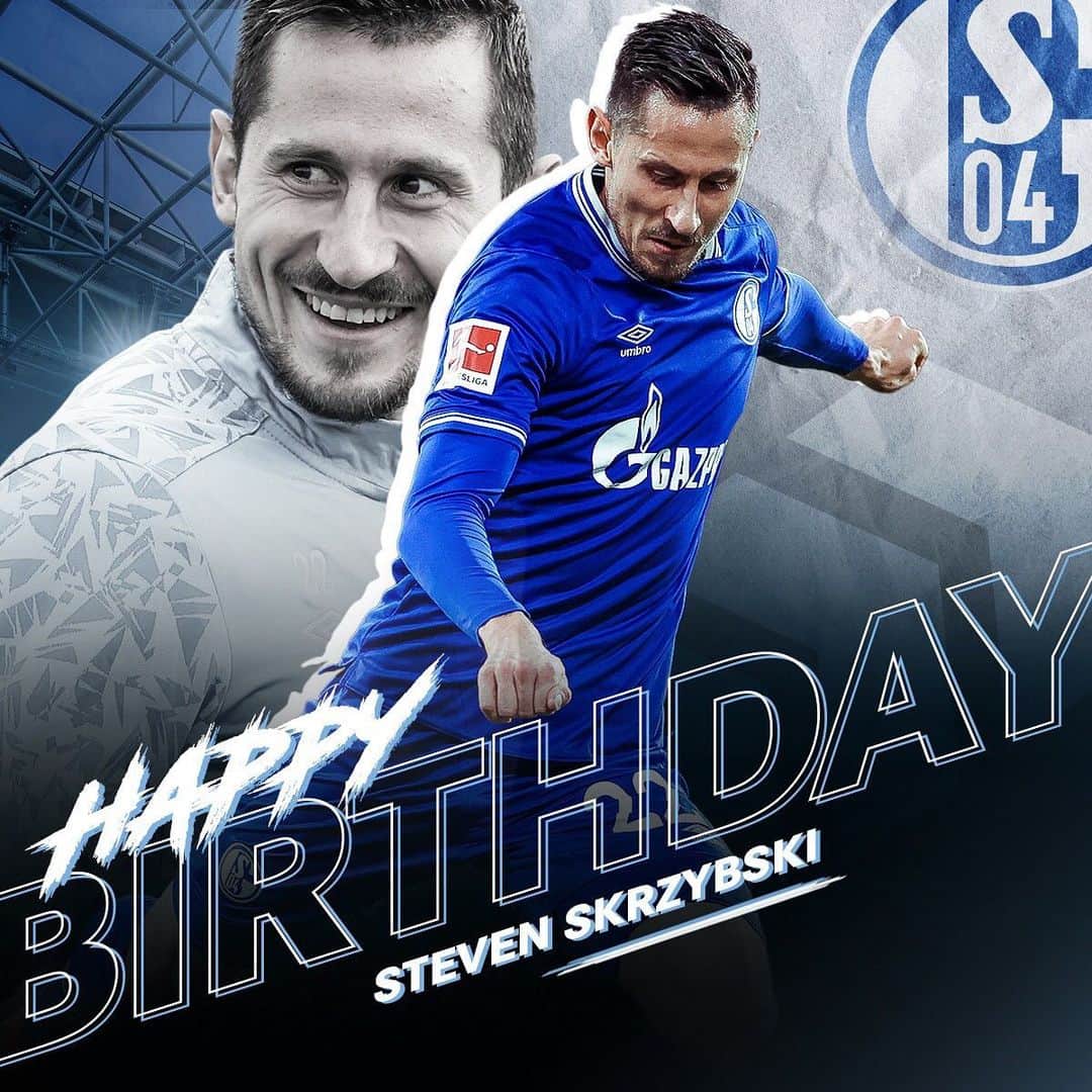 シャルケ04さんのインスタグラム写真 - (シャルケ04Instagram)「Happy Birthday, @steven.skrzybski.22! 🎉 . . #S04 #Schalke #Knappen #Königsblau #Skrzybski #BirthdayBoy #HappyBirthday」11月18日 17時26分 - s04
