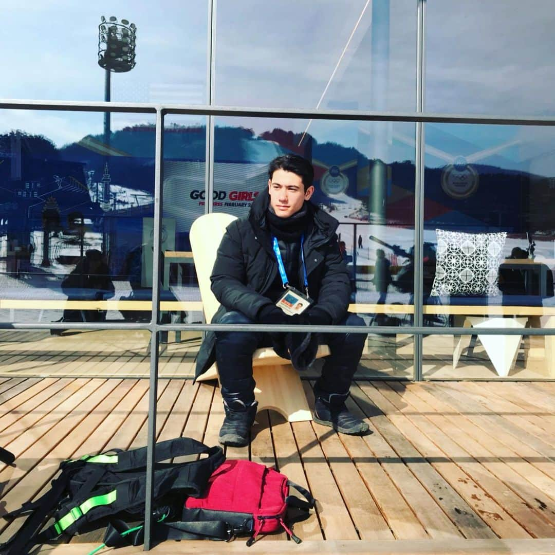 国山ハセンのインスタグラム：「2018年　平昌オリンピック  #国山ハセン #tbsアナウンサー  #平昌オリンピック の写真」