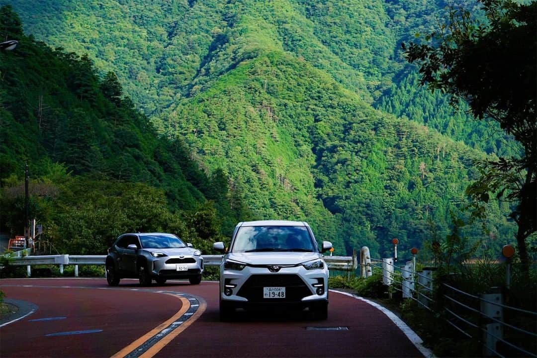 のインスタグラム：「#トヨタモビリティ東京 #トヨタ #トヨタグラム #toyota #suv #ヤリスクロス #yariscross #東京 #ドライブ #車好き #ヤリス #yaris #raize #ライズ  #山」