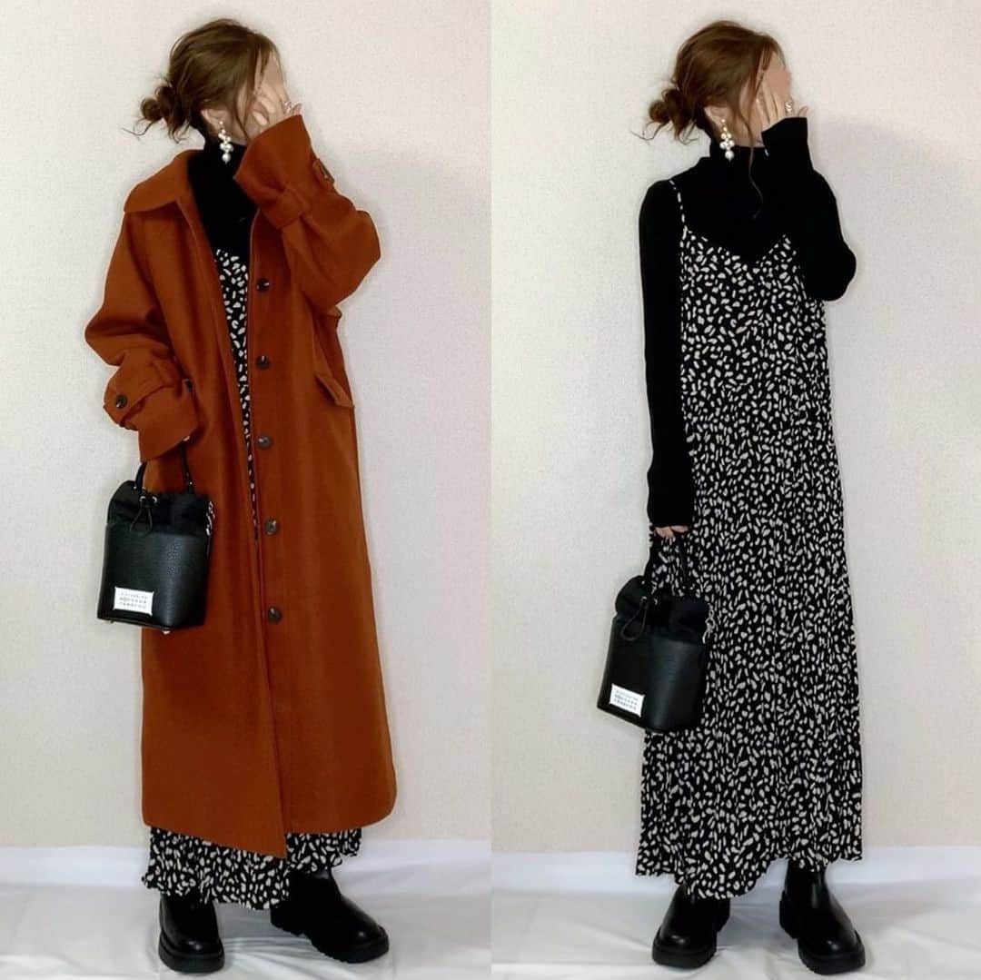 DHOLIC SNAPのインスタグラム：「@maayuutaさんの#dholicsnap⁠ 　⁠ OUTER/TOPS：@dholic_official⁠ 　⁠ 【LADIES】⁠ #シングルラグランロングコート⁠ 全4色￥7,381(税込)⁠ ⁠ 【LADIES】⁠ #スリムタートルネックニット⁠ 全6色￥2,970(税込)⁠ 　⁠ みなさんもぜひ#dholicsnap をつけて⁠ コーディネートを投稿してください📸💕⁠ 　⁠ ※上記以外のご着用アイテムにつきましては品切れ商品、または、私物となります。⁠ 　⁠ #DHOLIC#dholicism#fashion#ootd⁠ #プチプラコーデ#今日のコーデ#今日の服⁠ #コート#ロングコート#タートルネック#ニット⁠ #冬コーデ#きれいめカジュアル#プチプラ」