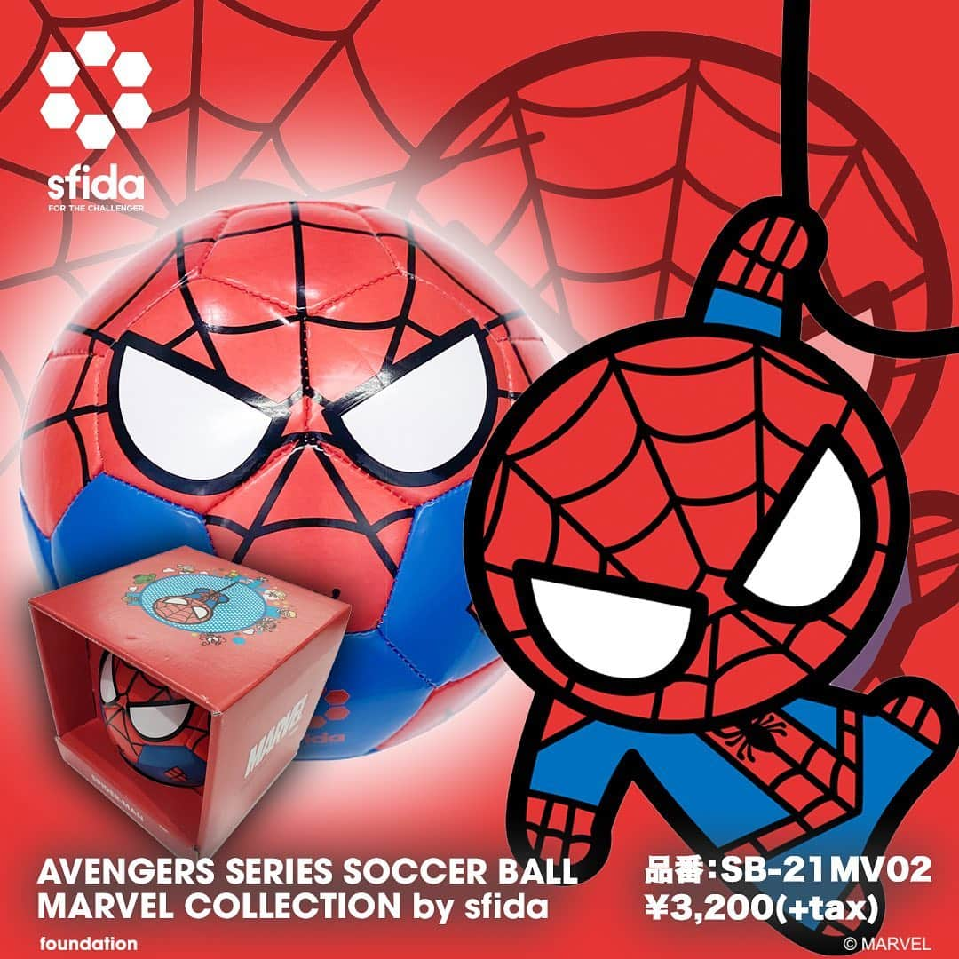 sfidaさんのインスタグラム写真 - (sfidaInstagram)「. sfida MARVEL collection  SPIDER MAN🕷  全世界で大人気の『スパイダーマン 』が サッカーボールに！ 直径15cmのミニボールなのでインテリアにもおすすめです！ 詳しくは画像をタップ☞  AVENGERS SERIES SOCCER BALL  MARVEL COLLECTION by sfida "IDOLシリーズ" 品番 :SB-21MV02 サイズ:サッカー1号球(直径約15cm)  #sfida #スフィーダ #sfidasports #marvelcollection  #marvel #marvelcomics #マーベル #マーベルコミック  #marvelball #avengers #marvelstudios #marvellegends #マーベルレジェンド #マーベルヒーロー #マーベルグッズ #マーベル好きと繋がりたい #マーベルサッカーボール #blackwidow #ブラックウィドウ #mightythor #マイティーソー #captainamerica #キャプテンアメリカ #spiderman #スパイダーマン #ironman #アイアンマン #アメコミ #americancomic #アベンジャーズ」11月18日 18時30分 - sfidasports