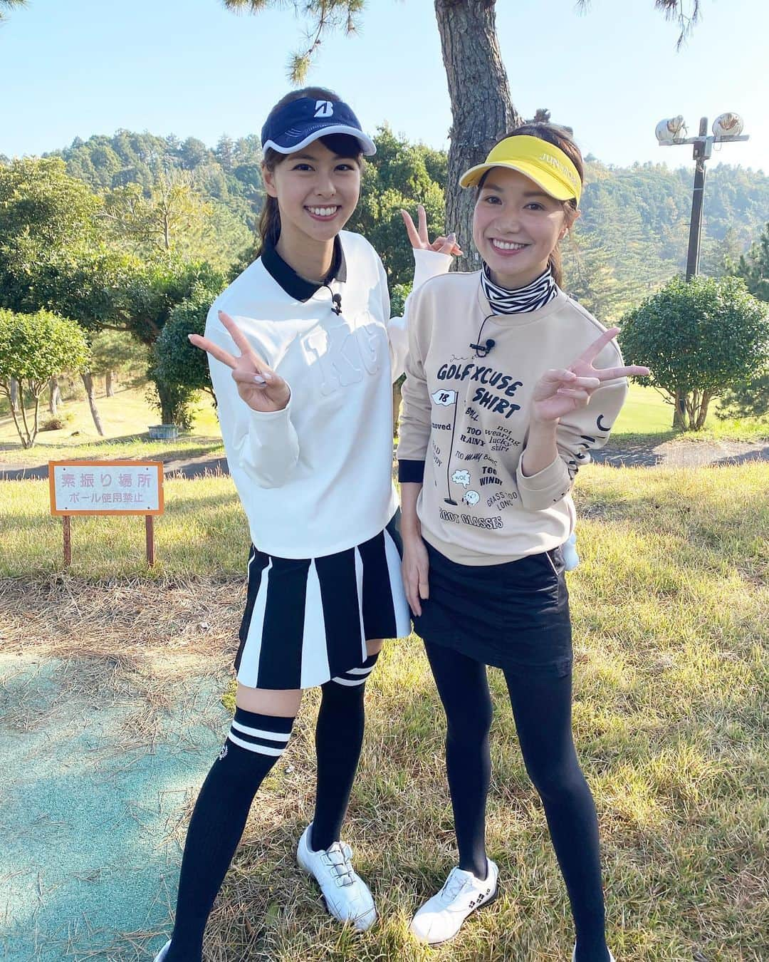 阿部桃子さんのインスタグラム写真 - (阿部桃子Instagram)「今日はやーっとこころちゃんと会えました🤤🤍 情報解禁、楽しみにしていてください😍  #ゴルフ #ゴルフ女子 #ゴルフウェア #ゴルフコーデ #三枝こころ ちゃん #阿部桃子」11月18日 19時16分 - momokoabeofficial