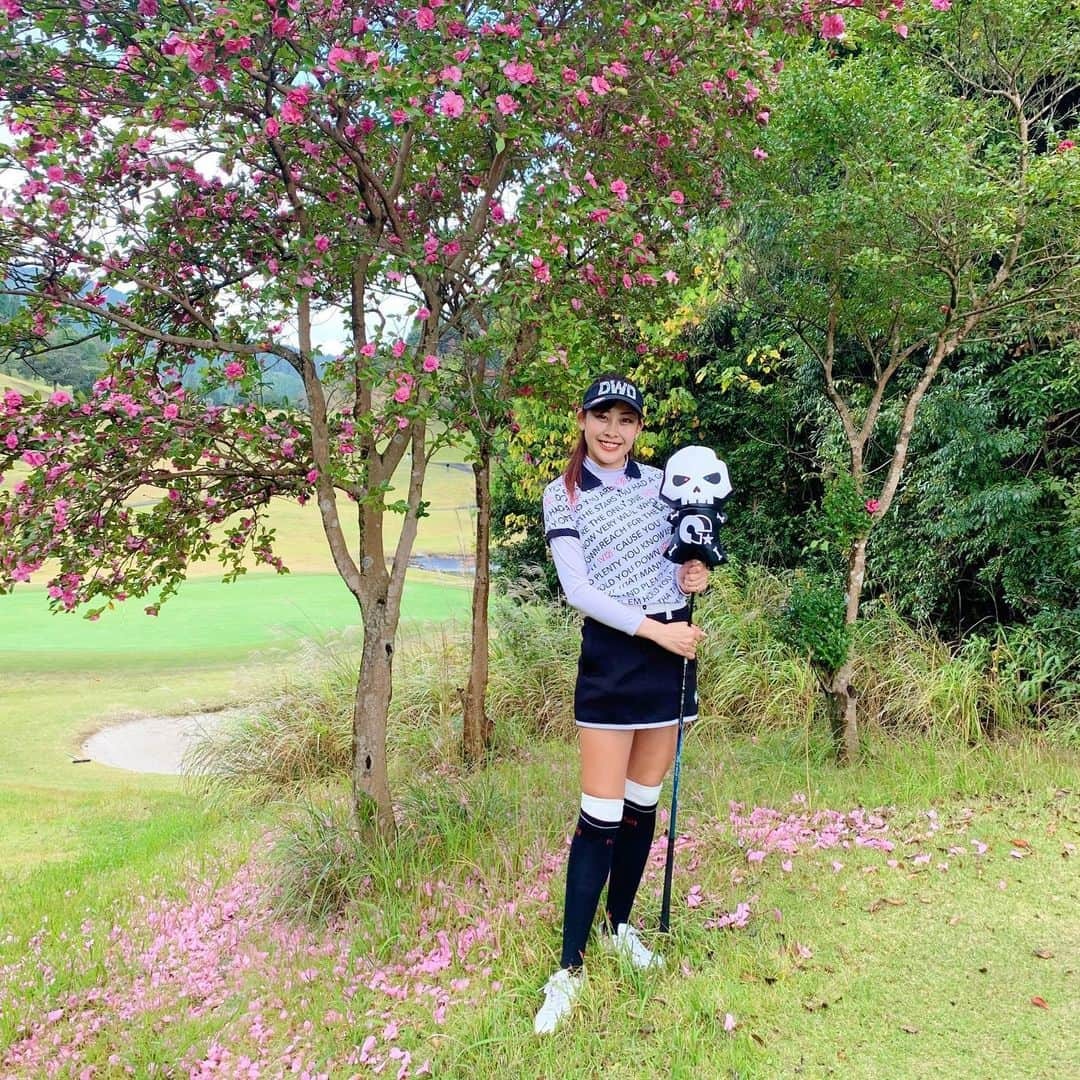 岡田唯花さんのインスタグラム写真 - (岡田唯花Instagram)「. @comocome.golfselect  の#ベビすか ﾁｬﾝのヘッドカバー💀❤︎ . めっちゃくちゃ可愛い😍 こーゆのタイプ❤️❤️❤️ . 後ろのピンクの花も可愛いくて写真撮ってもらいました🌸  　﻿ ﻿#コモコーメ #コモコーメヘッドカバー  #ゴルフ #ゴルフ女子　#ゴルフコーデ #ゴルフウェア #ゴルフスイング #ゴルフ好き #ゴルファー #プロゴルファー #女子プロゴルファー　#ゴルフばか #ごるふ女子 #ごるふばか #ごるふ好き #ごるふすたぐらむ #golf #golfgirl #golfer #instagood #instagolf #instagolfer #ゴルフアパレル #ゴルフファッション  #⛳️ #🏌️‍♀️ #❤️﻿」11月18日 19時51分 - yuican_61