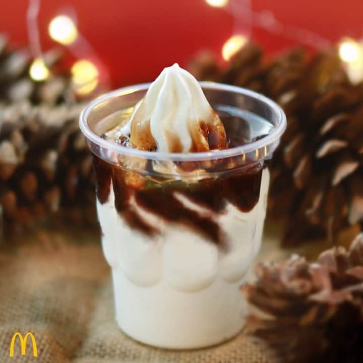 McDonald's Philippinesのインスタグラム：「Hump day? Gawin mong fun day with the NEW Coffee Sundae! Enjoy this Merry McCafé Holiday treat. Go ahead, you deserve it! Get it via McDonald’s Dine-In, Drive-Thru, Take Out, or Pick-Up. You can also order via the McDelivery PH App, website, or call 8888-6236 (NCR).」