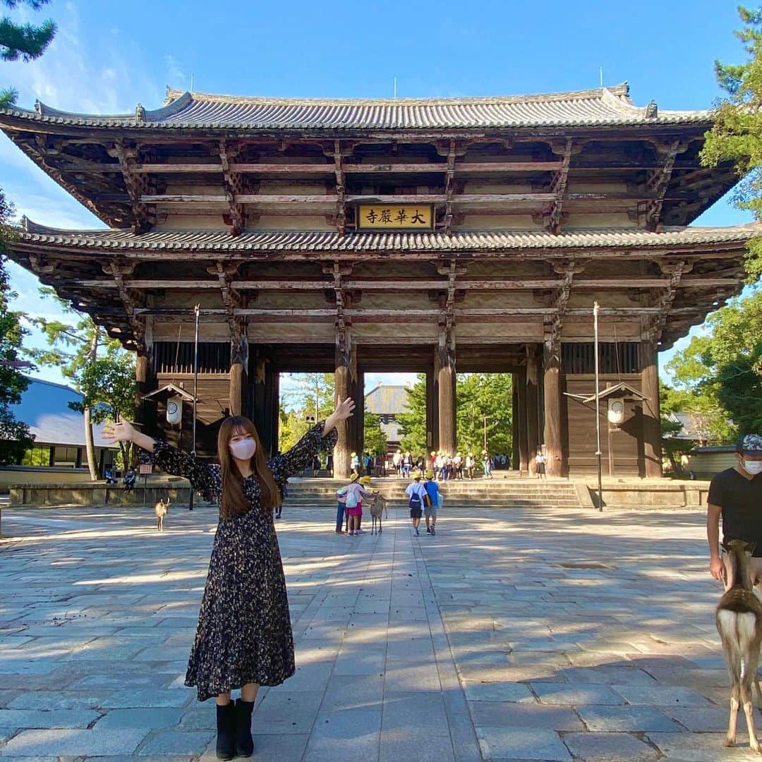 上野貴穂さんのインスタグラム写真 - (上野貴穂Instagram)「.﻿ 何度見てもかっこいい✨﻿ ﻿ #奈良 #東大寺 #南大門﻿」11月18日 20時19分 - kiho_ueno