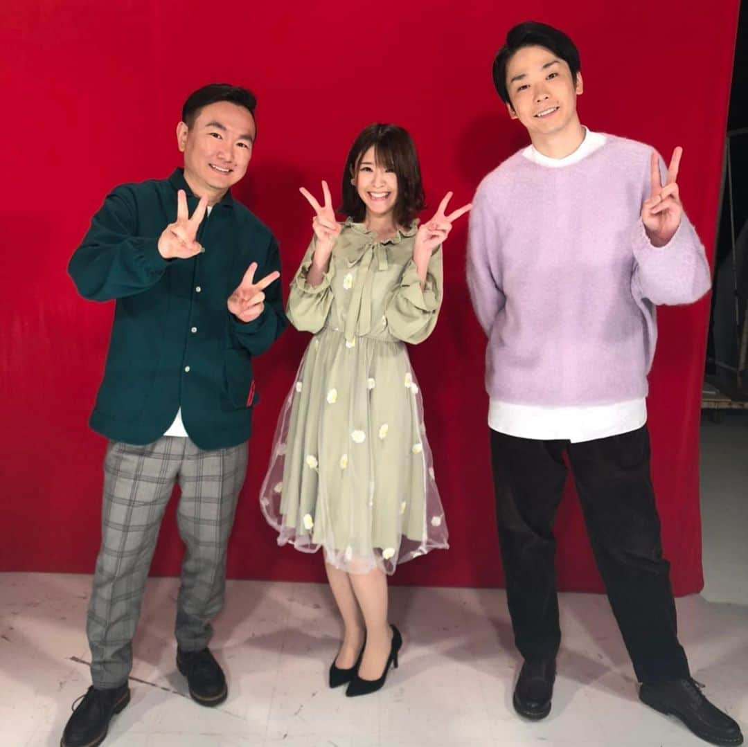 中居大輔と本田翼と夜な夜なラブ子さんのインスタグラム