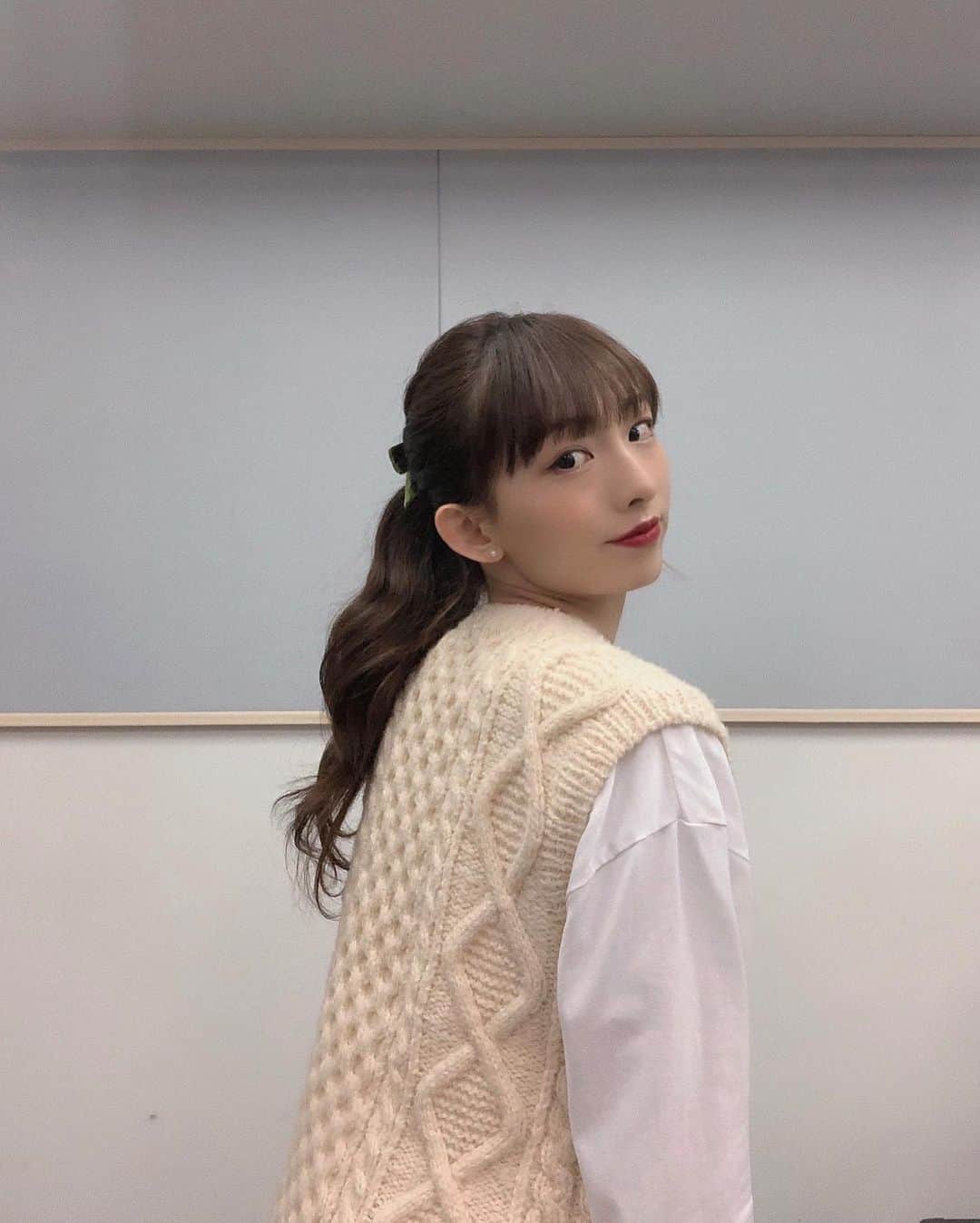 のインスタグラム：「こんばんは🍏 ・ ・ ニットは古着デス‪☺︎‬」