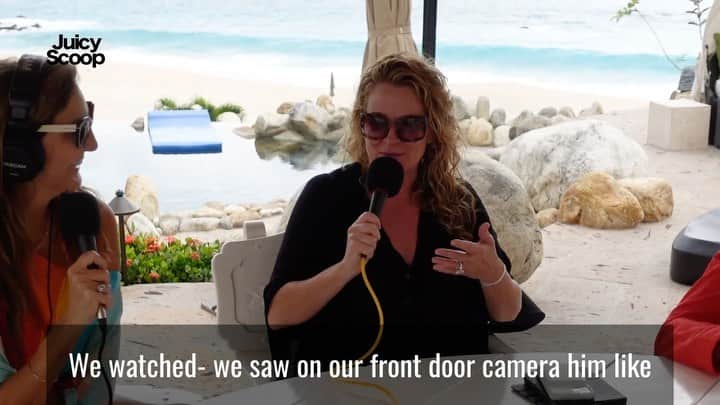 ヘザー・マクドナルドのインスタグラム：「Have you ever brought food or alcohol to a party...and then also left with it? @chrisfranjola got caught on @sarahcolonna1 camera doing just this. Hilarious new episode from Cabo up now!」