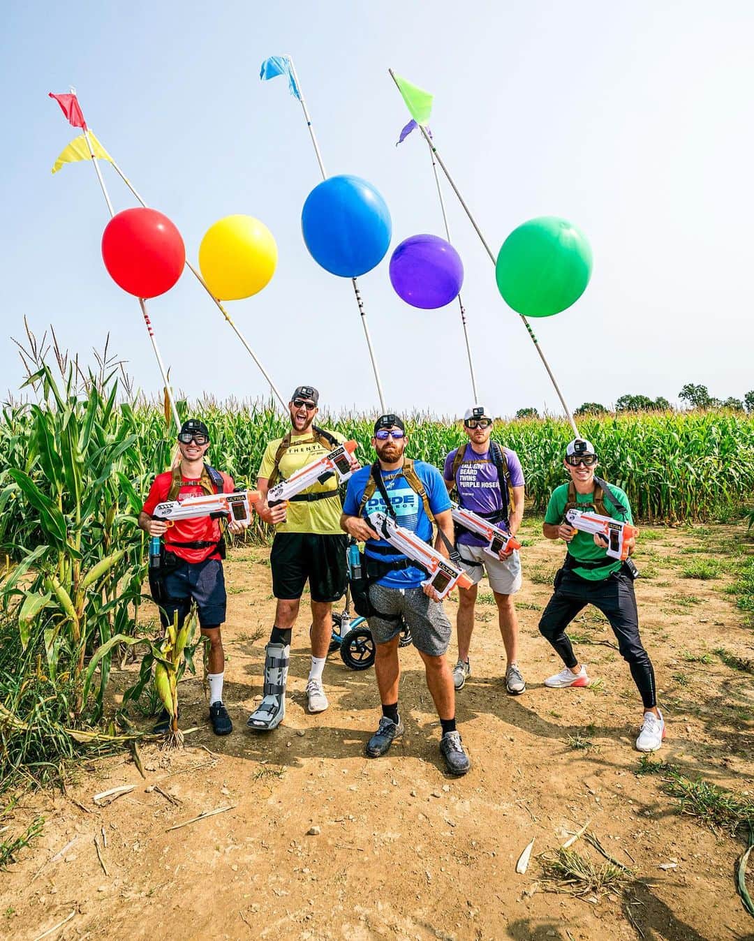 Dude Perfectのインスタグラム：「If you build a Dude Perfect Corn Maze...we will come. 🌽 NEW VIDEO MONDAY!」