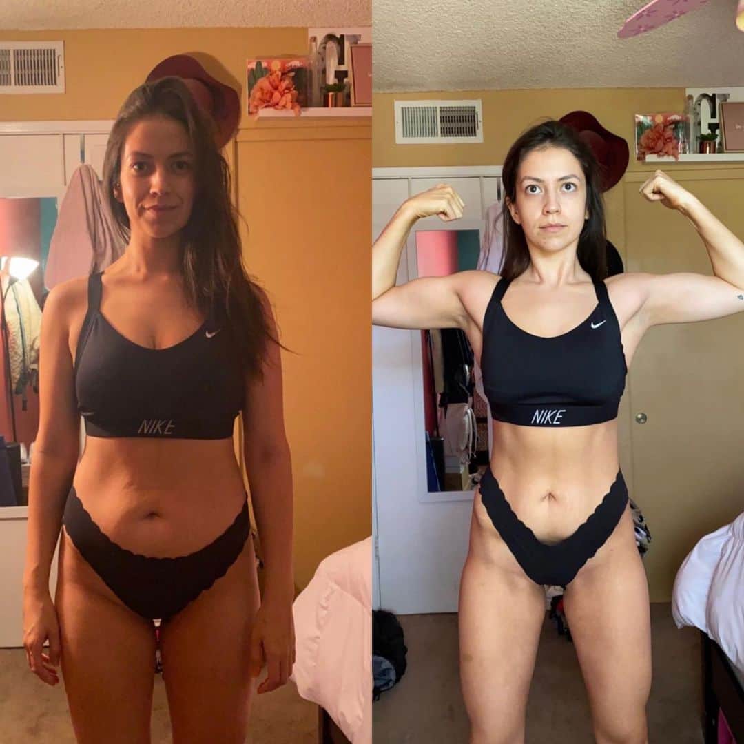 Jessica Arevaloさんのインスタグラム写真 - (Jessica ArevaloInstagram)「Top 10 Finalist!!  - So many amazing transformations to choose from and it was really tough just choosing 10. These are from my 6 Week Fall Challenge! 🤩 _  PLEASE VOTE FOR YOUR TOP 3 FAVORITE TRANSFORMATIONS!  _ TOP 3 WINNERS WILL BE ANNOUNCED TOMORROW! EACH WINNER WILL RECEIVE A PRIZE   FINALIST IN ALPHABETICAL ORDER! - Bianka Hernandez: 108-112lbs   Dimitra Mei: 118.6lbs-173.3-159.8lbs   Jessica Duchesne: 132.2-125.7lbs  Kayla Shaffer: 141.8-131.8lbs   Kristi Deneiko: 131-131lbs  Maria Aline Arey: 134.4-130lbs  Nicole Ponce: 126.8-121lbs: 126.8-123.7lbs  Samantha Jaramillo: 172.8lbs-153.6  Stephanie Greenwood: 130.4lbs-125.2lbs  Valerie Briones: 122.2-117lbs」11月19日 7時30分 - jessicaarevalo_