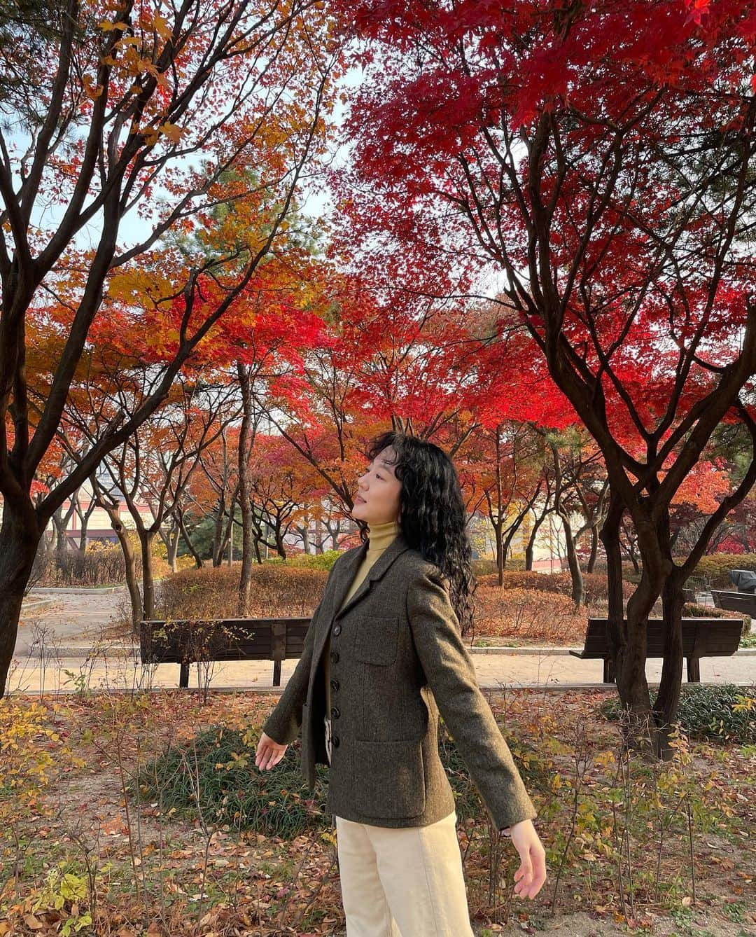 イム・スジョンのインスタグラム：「🍁🍂」