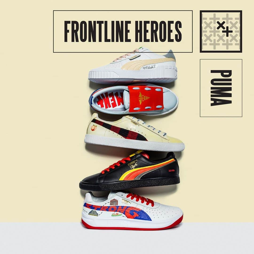 Foot Lockerさんのインスタグラム写真 - (Foot LockerInstagram)「🚨NOW AVAILABLE 🚨 Our Frontline Heroes exclusive @Puma  for COLLABORAID, designed by 5 of our own store managers. Support those affected by Covid-19 by COPPING NOW #thisiscollaboraid」11月19日 0時00分 - footlocker