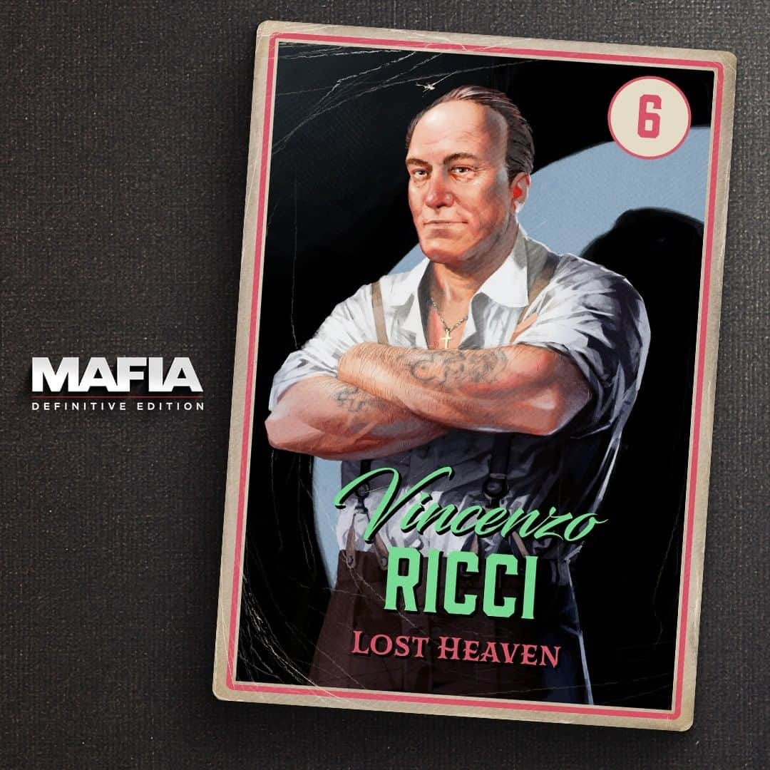 2Kさんのインスタグラム写真 - (2KInstagram)「Vincenzo Ricci is the one you go to when you need an extra piece during a routine collection. His friends call him "Vinny" but don't go calling him that unless you've got permission.   #MafiaDefinitiveEdition」11月19日 1時00分 - 2k