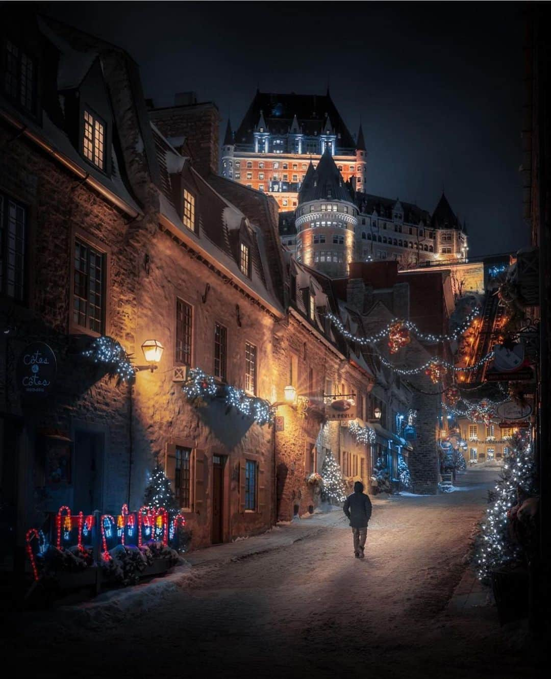 Wonderful Placesさんのインスタグラム写真 - (Wonderful PlacesInstagram)「Quebec, Montreal - Canada ✨❄️❄️❄️✨ . Pictures by ✨✨@mindz.eye✨✨ #wonderful_places for a feature 💙❄️」11月19日 1時42分 - wonderful_places