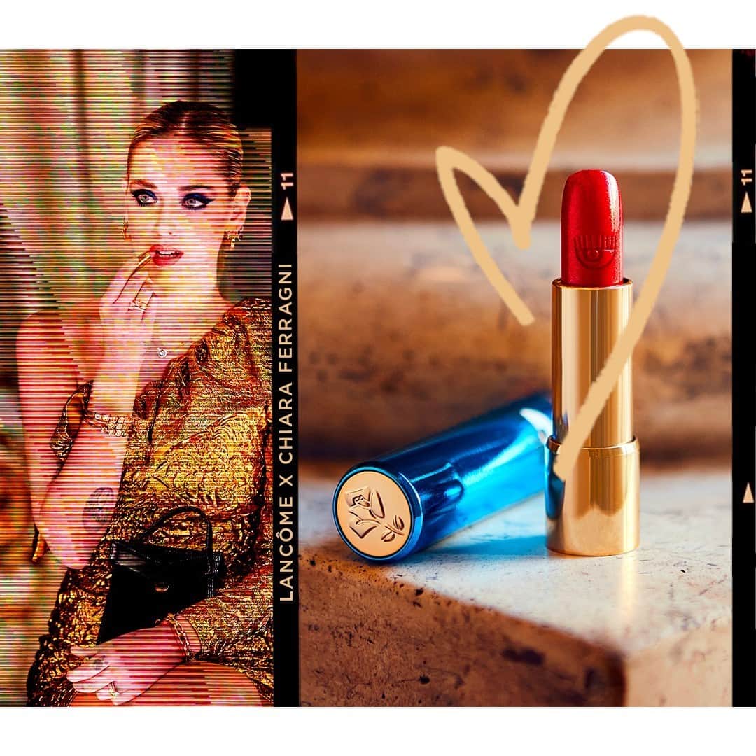 Lancôme Officialさんのインスタグラム写真 - (Lancôme OfficialInstagram)「When it comes to lips, our fashion muse @chiaraferragni considers every last detail. L’Absolu Rouge Drama in limited-edition features her iconic logo engraved on the lipstick bullet. We couldn’t ask for more.  #Lancome #LancomexChiaraFerragni」11月19日 1時58分 - lancomeofficial