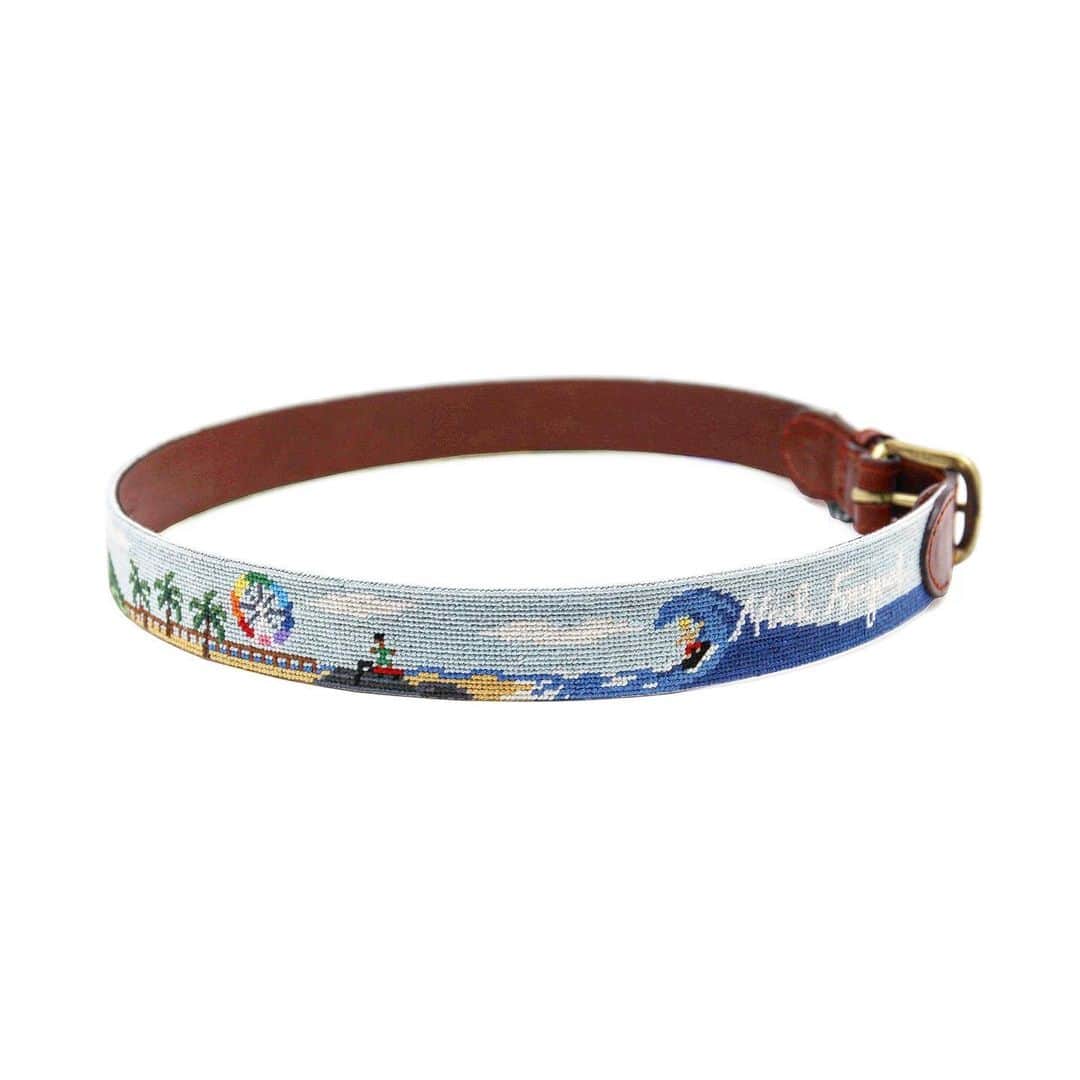Nick Fouquetのインスタグラム：「NF needle point belt Limited edition: LA landscape with a little prep Online store only 💥」