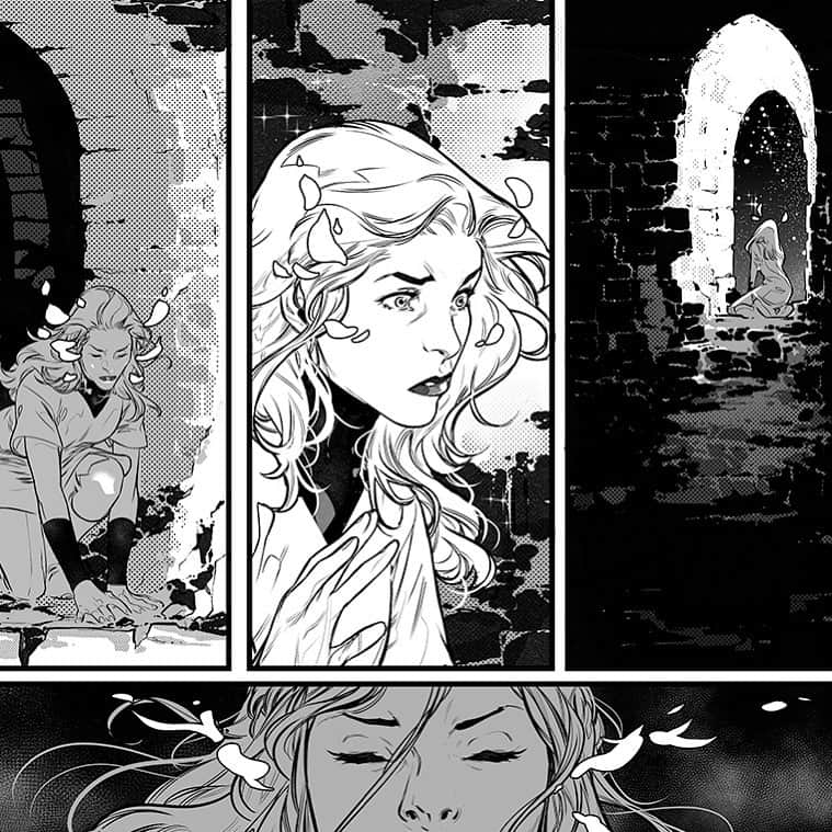 RB Silvaのインスタグラム：「Some of my favorite panels from Excalibur #13.」