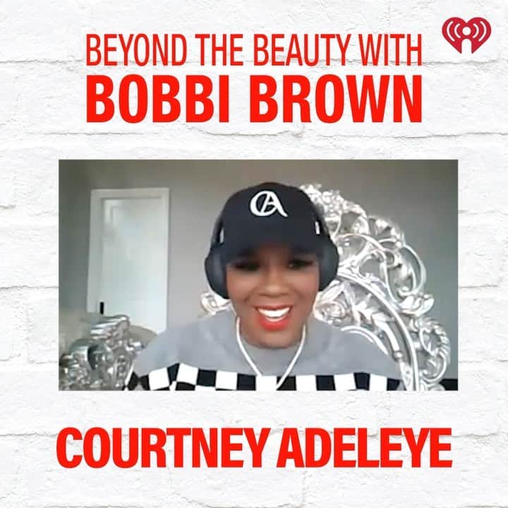 ボビー・ブラウンのインスタグラム：「This virtual world makes it easy to go from Instagram DM to a phone call or a Zoom and then to a new friend. Really lucky to have met @courtneyadeleye during the pandemic — She is a force to say the least. She is truly a She-E-O and her story is inspirational and powerful. She never stops. She started her brand @themanechoice as a nurse mixing ingredients in her kitchen. She’s the only person I know that would go Live on Instagram everyday 6AM and get an impressive audience. Even her 6 year old daughter is a CEO of a @target brand @lilyfrilly. Can’t make it up. Check out her episode of Beyond The Beauty live now on @iheartradio @iheartpodcast @spotifypodcasts @applepodcasts.」