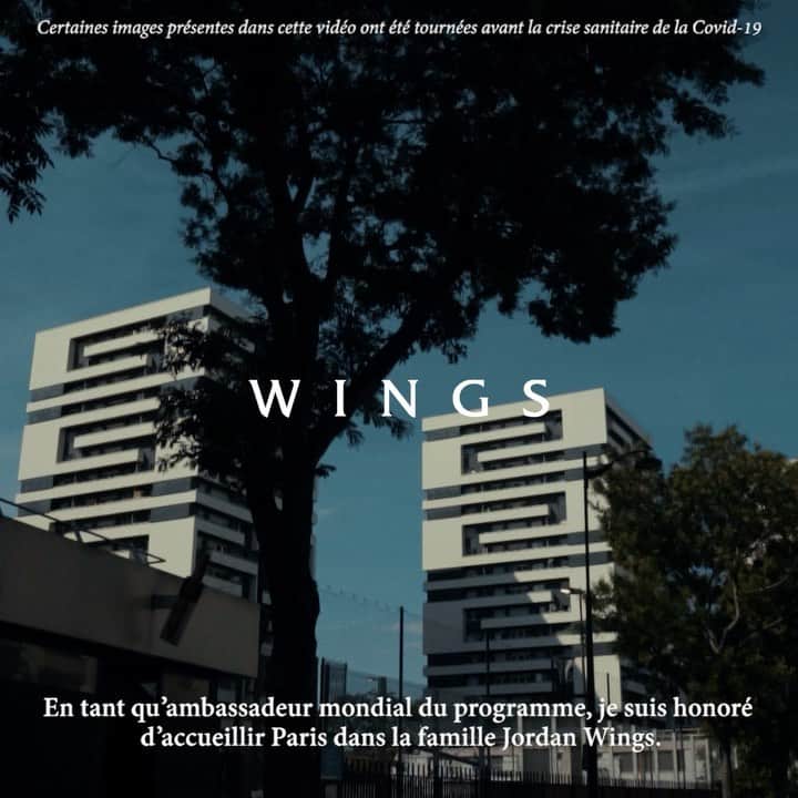 カーメロ・アンソニーのインスタグラム：「Welcome to the Jordan WINGS family, Paris.  The Jordan WINGS program is changing the game in Paris by inspiring and transforming the lives of underserved Parisian youth through education and mentorship.  * Some footage in this video has been captured before the Covid-19 pandemic」