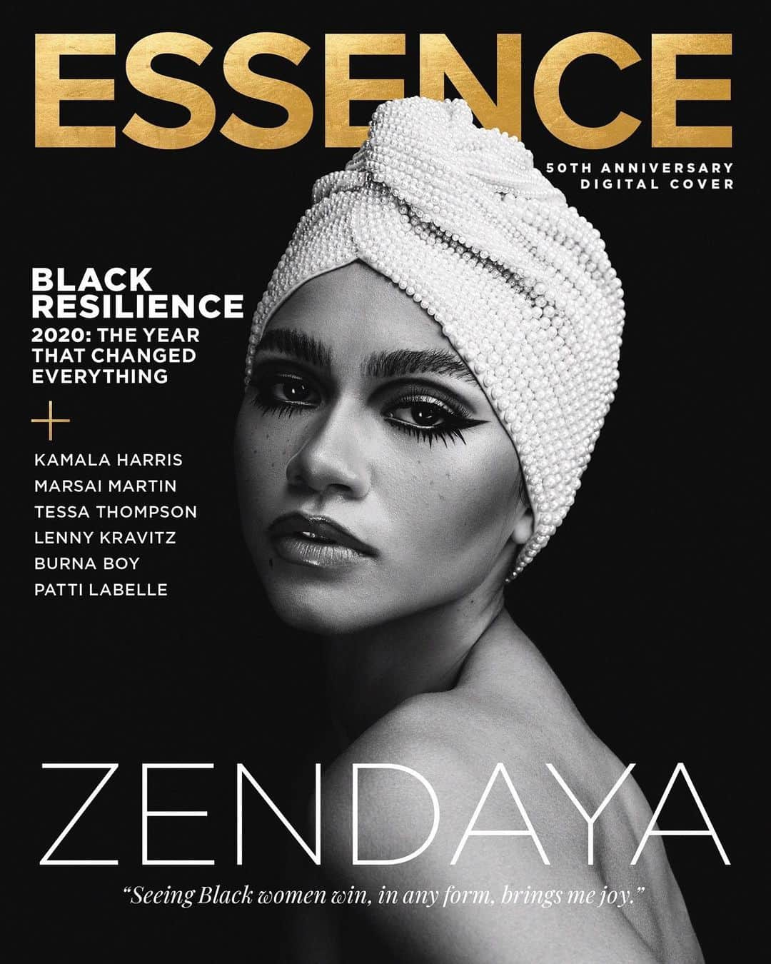 ゼンデイヤさんのインスタグラム写真 - (ゼンデイヤInstagram)「This was an absolute honor to grace this very special 50th anniversary cover of @essence while paying tribute to the iconic Donyale Luna, often credited as the first black supermodel.」11月19日 4時30分 - zendaya