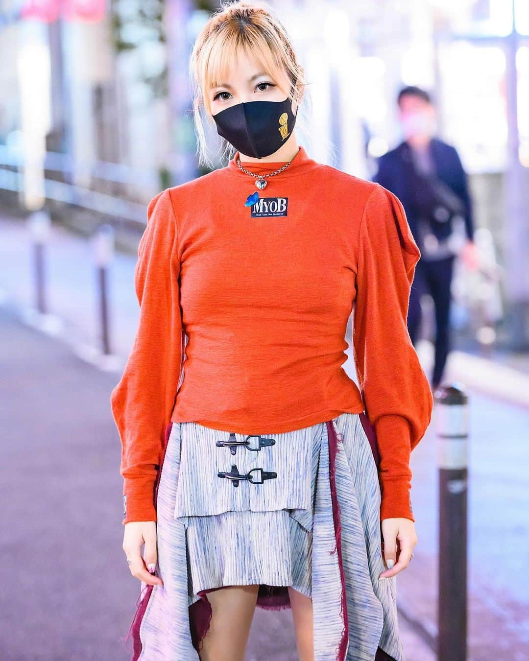 Harajuku Japanさんのインスタグラム写真 - (Harajuku JapanInstagram)「Japanese singer and Kawaii Monster Girl @Asachill on Cat Street in Harajuku wearing a top and dress by the Tokyo fashion brand MYOB NYC, Yosuke platforms, and Vivienne Westwood accessories.」11月19日 5時03分 - tokyofashion