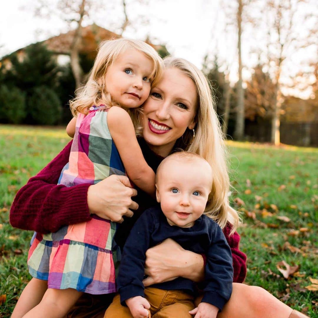 ブルック・パンケーキのインスタグラム：「Mine. All mine. 🧡 I love these little humans so much!」