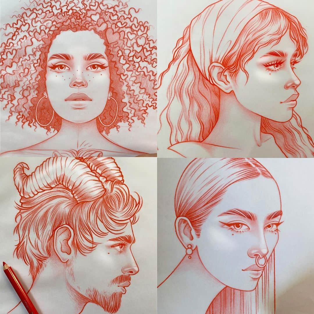 Rik Leeのインスタグラム：「It’s PORTRAIT GIVEAWAY time! Purchase any item from my store and you’ll go into the draw to be drawn! Every person and any purchase is eligible. You can grab a fine art print, take advantage of my “buy 2, get a 3rd free” deal or download one of my $5 digital colouring books. . Offer ends midnight this Sunday. On Monday, I’ll randomly select a winner from my customer list. I’ll announce the winner and send them the drawing.  . Visit the link in my profile to visit my store. I’m looking forward to this! Hopefully I’ll be drawing you soon. . #riklee #illustration #art #tattoo #portrait #naturalhair #mua #beauty #sketch #design #colouringbook」