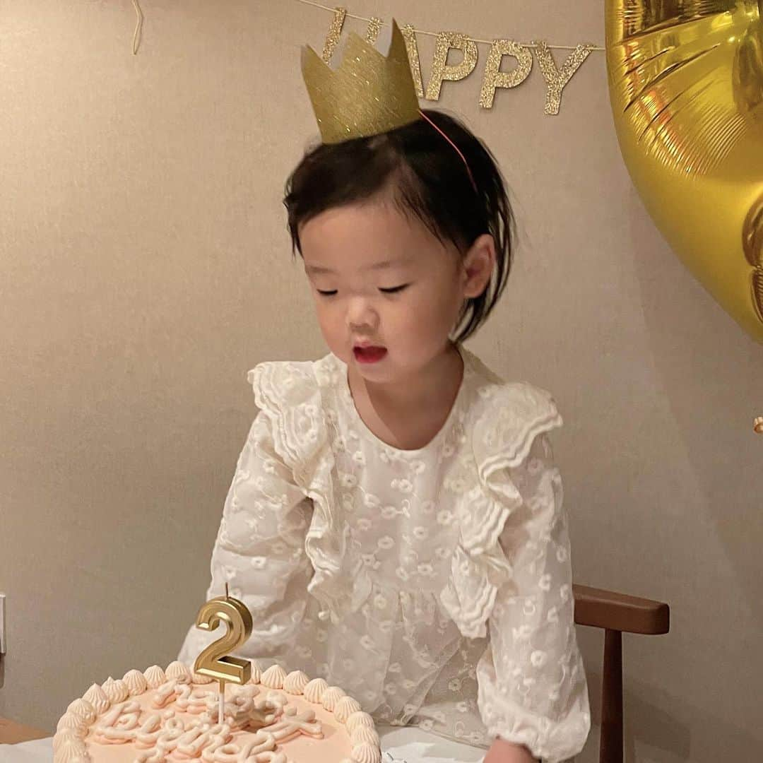 ヘリム・パクさんのインスタグラム写真 - (ヘリム・パクInstagram)「- 리아의 두번째 생일을 축하해❤️ . . . #리아 #두살 #24개월」11月19日 9時59分 - iam_hyepark