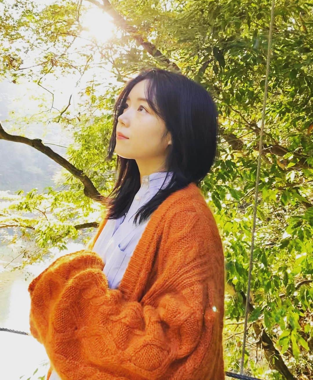 葉山柚子さんのインスタグラム写真 - (葉山柚子Instagram)「早安🐣🌿 #奥多摩」11月19日 10時24分 - hayama_yuko